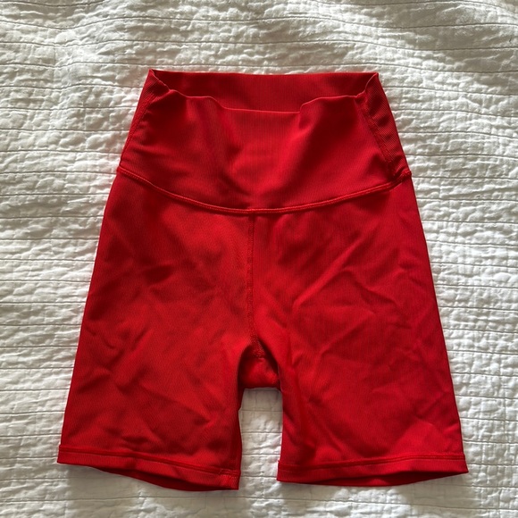 Wilo Red Women's Shorts - Picture 1 of 3